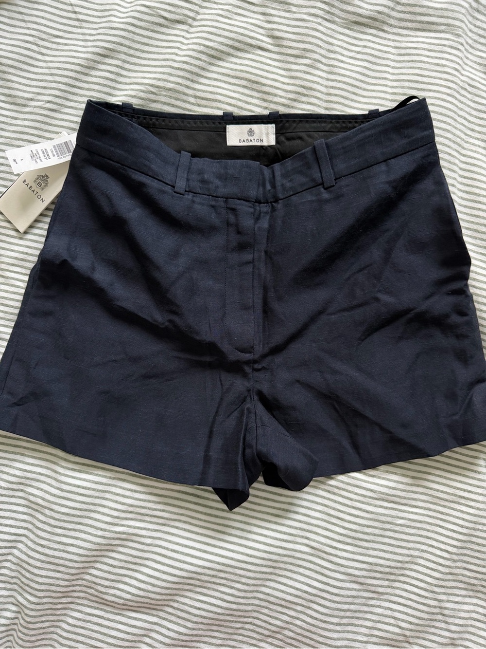 ARITZIA Babaton Agency Linen Mini Short